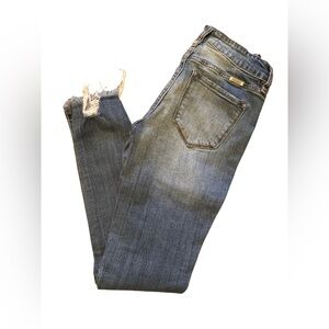 KanCan Distressed Skinny Blue Denim Jeans Size 3 25